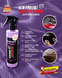 SPRAY ANTI-LLUVIA Y BRILLO RÁPIDO